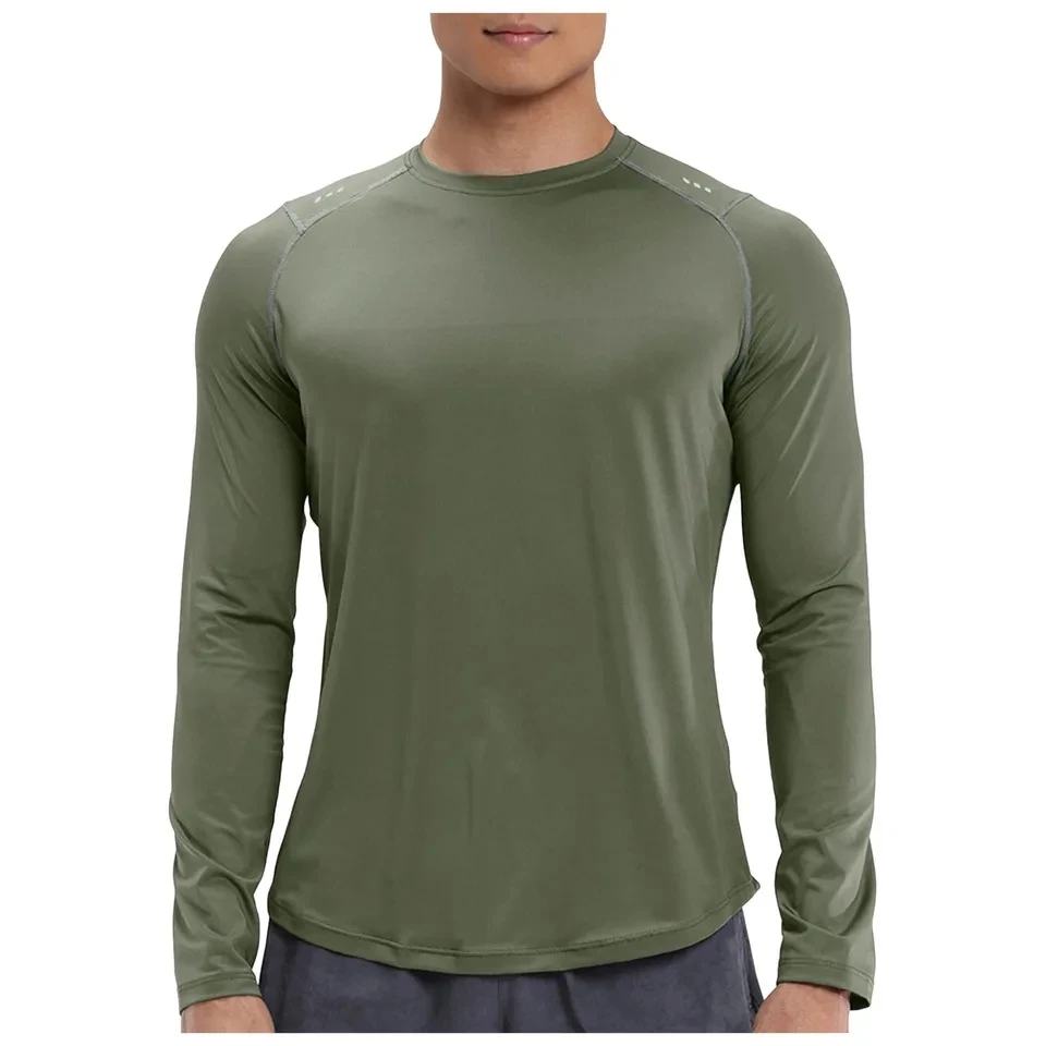 Men's Sports T Shirt Quick Drying Breathable Long Sleeved Athlectic T-Shirts Sports Running Pullover Tops Workout Tees Shirts
Men's Sports T Shirt Quick Drying Breathable Long Sleeved Athlectic T-Shirts Sports Running Pullover Tops Workout Tees Shirts