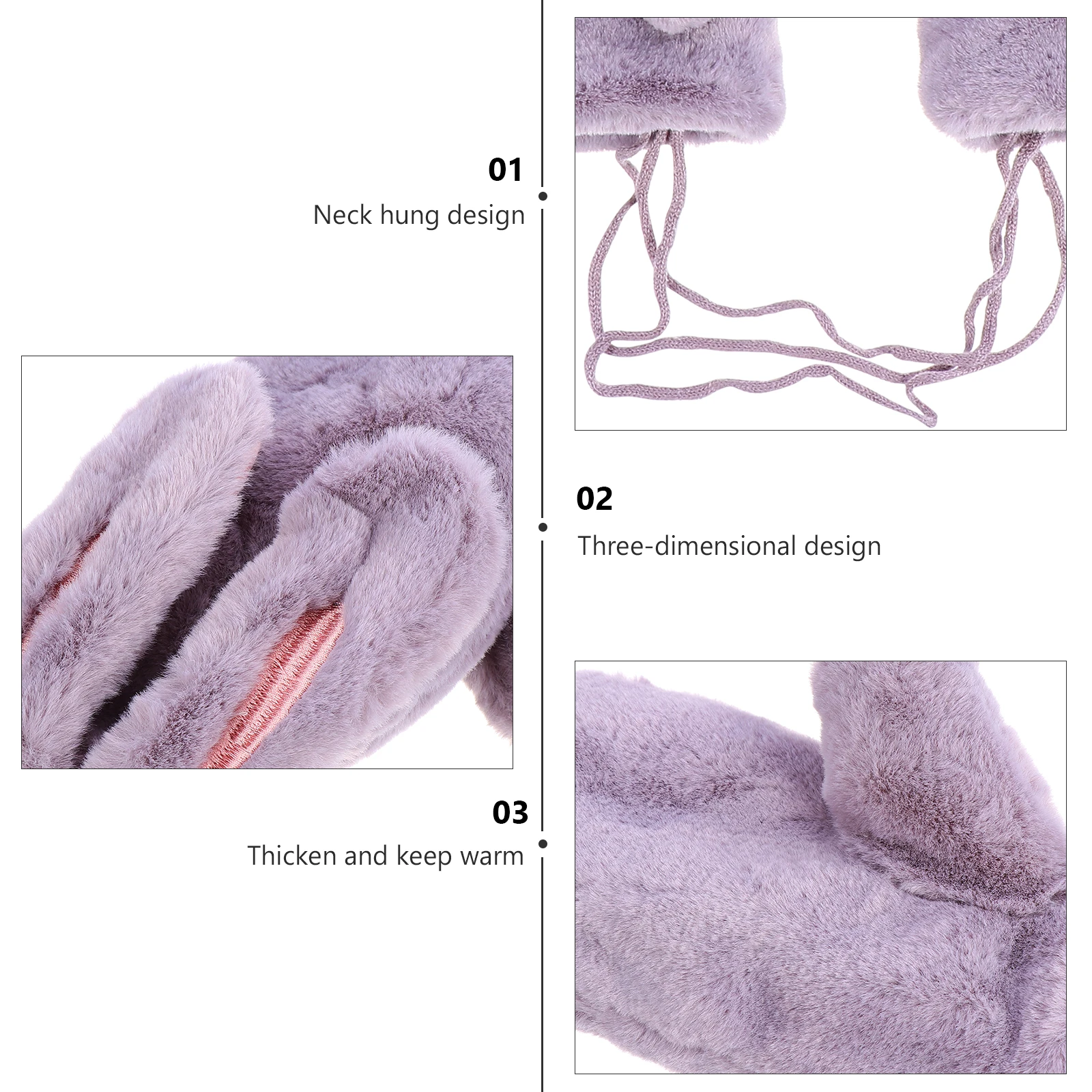 Rabbit Ear Halter Neck Gloves Hung Lovely Mitten for Women Female Full Finger Mittens with
Rabbit Ear Halter Neck Gloves Hung Lovely Mitten for Women Female Full Finger Mittens with