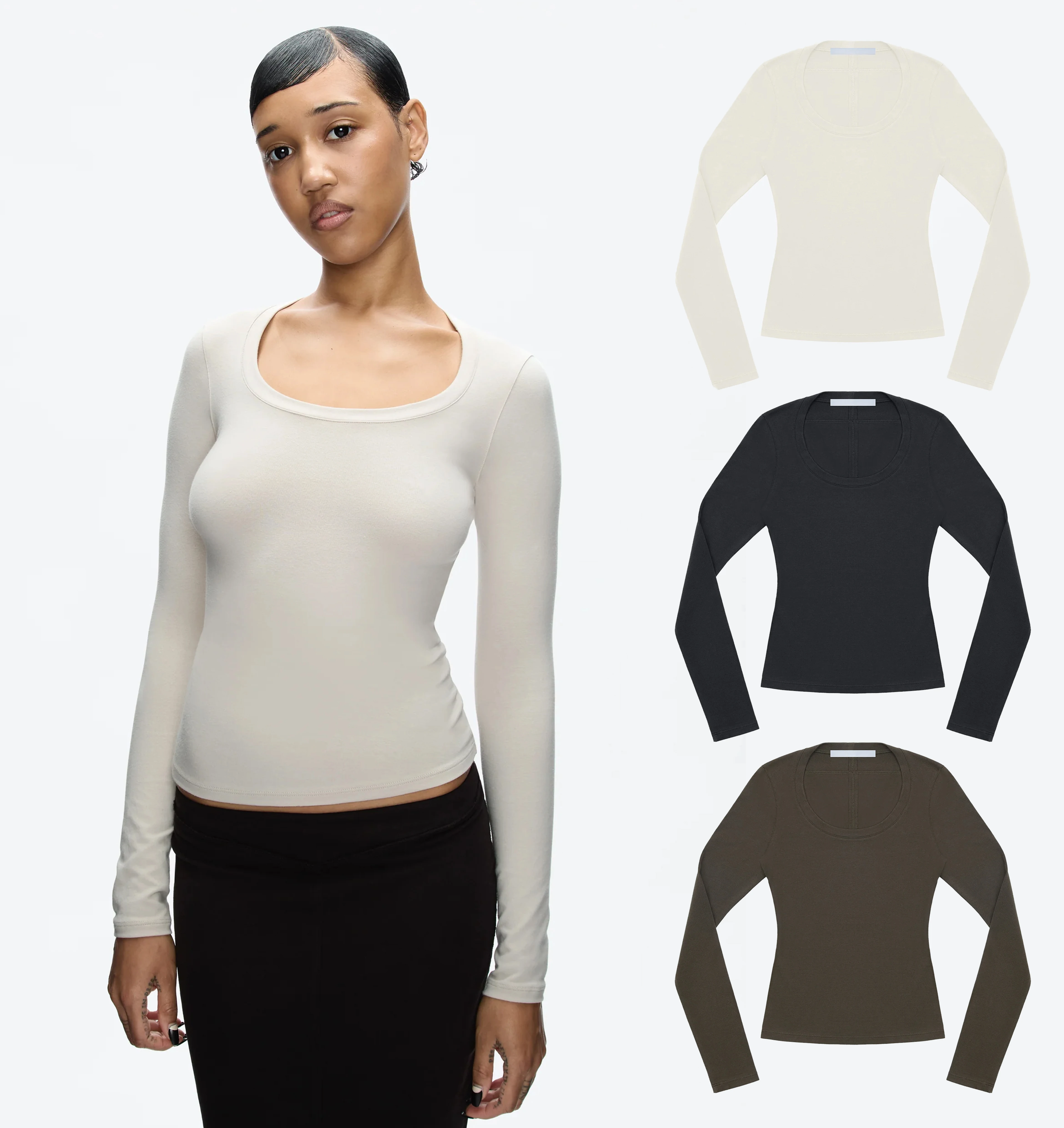 Tank Autumn and Winter Niche Design Slimming Base Shirt, Multi-Color Basic Style for Commuting and Layering, Versatile Top, Autumn and Winter Warm Long-Sleeve Base Shirt, Versatile Trendy Top
Tank Autumn and Winter Niche Design Slimming Base Shirt, Multi-Color Basic Style for Commuting and Layering, Versatile Top, Autumn and Winter Warm Long-Sleeve Base Shirt, Versatile Trendy Top