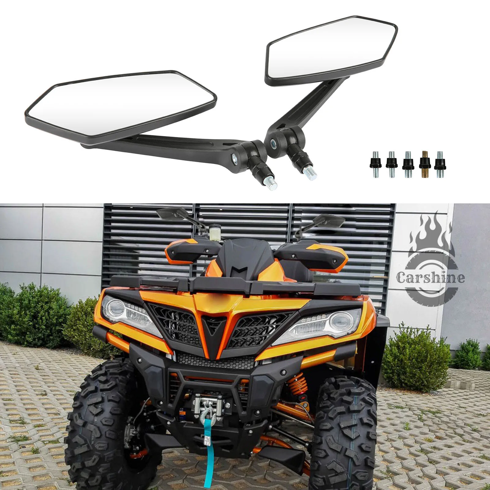 Зеркала заднего вида для квадроциклов CF-Moto CFORCE 1000, 800, 600, 550, 520, 400, черные
Зеркала заднего вида для квадроциклов CF-Moto CFORCE 1000, 800, 600, 550, 520, 400, черные