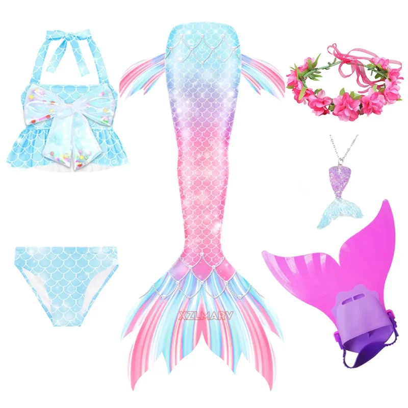 Child Mermaid Tail Swimming Suit Tails Swimmable Summer Mermaid Swimsuit Mermaid Costume Cosplay Kids Dresses Bikini for Beach
Child Mermaid Tail Swimming Suit Tails Swimmable Summer Mermaid Swimsuit Mermaid Costume Cosplay Kids Dresses Bikini for Beach