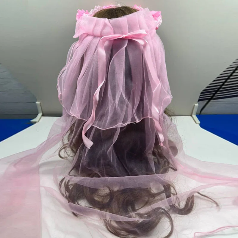 Women Children Little Princess Hairband Double Layers Bridal Veils Flowers Garland Floral Lace Wedding Party Wreath
Women Children Little Princess Hairband Double Layers Bridal Veils Flowers Garland Floral Lace Wedding Party Wreath