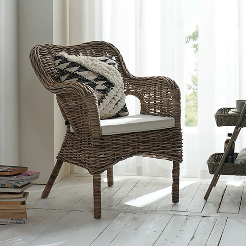 B&B rattan chair natural rattan chair garden single chair sofa courtyard balcony leisure retro single arm
B&B rattan chair natural rattan chair garden single chair sofa courtyard balcony leisure retro single arm