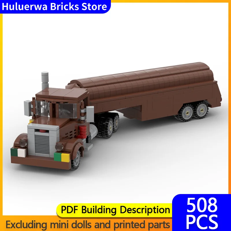 Модель городского автомобиля MOC, строительные кирпичи, сверхмощный масляный бак, модульная технология, детские праздничные подарки, сборка игрушек, костюм 
Модель городского автомобиля MOC, строительные кирпичи, сверхмощный масляный бак, модульная технология, детские праздничные подарки, сборка игрушек, костюм