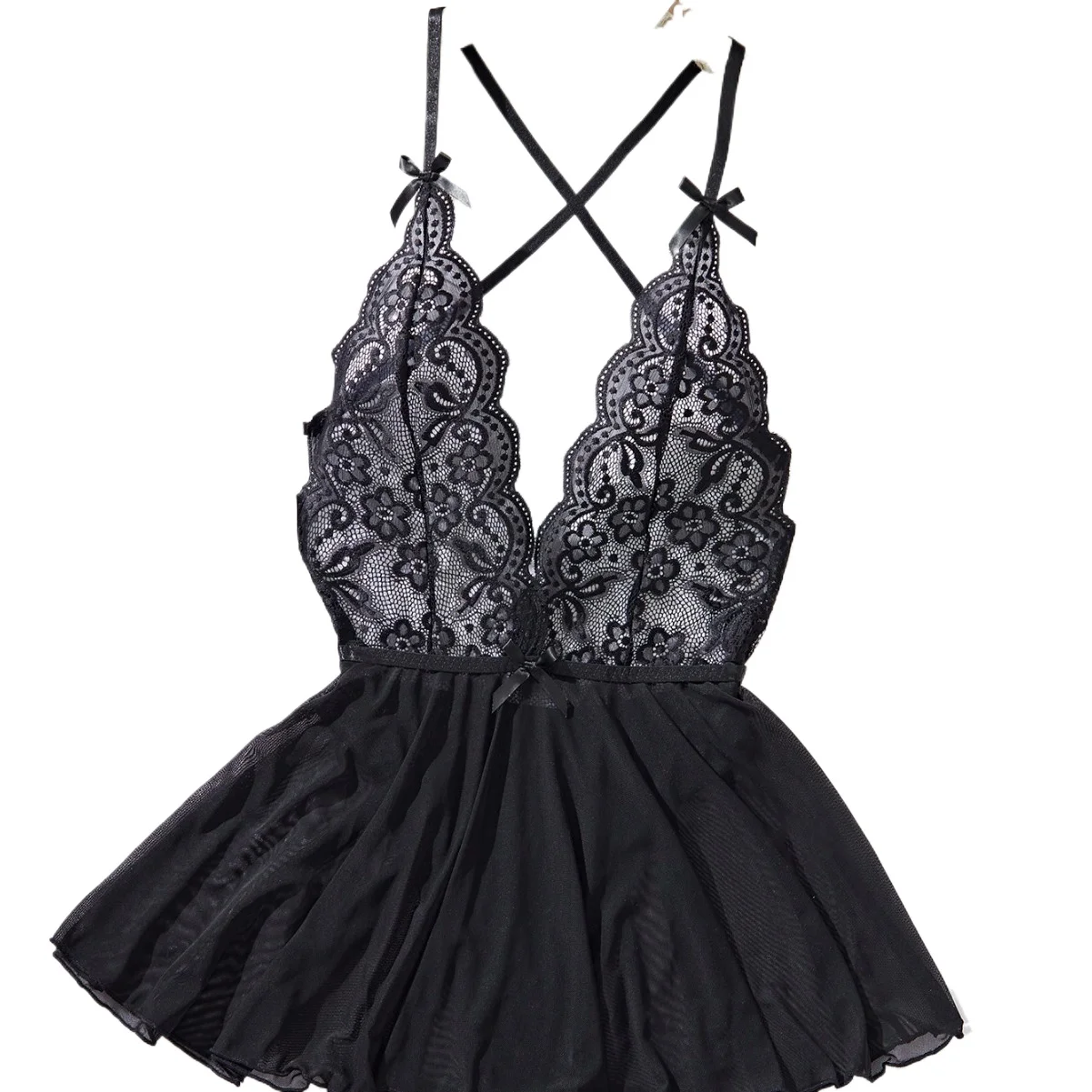 New Fashion Sexy Lingerie for Young Women, Sheer Lace Backless Bodysuit Nightwear
New Fashion Sexy Lingerie for Young Women, Sheer Lace Backless Bodysuit Nightwear
