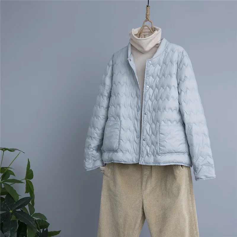 Ultra Light White Duck Down Coat Parkas Autumn Winter Women Single Breasted Warm Bigsize Down Jacket Ladies Long Sleeve Outwears
Ultra Light White Duck Down Coat Parkas Autumn Winter Women Single Breasted Warm Bigsize Down Jacket Ladies Long Sleeve Outwears