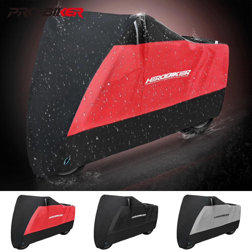 Motorcycle Cover Waterproof Motorbike Rain Cover Dustproof UV Protective Outdoor Indoor Motocross Scooter Moto Cover All Season
Motorcycle Cover Waterproof Motorbike Rain Cover Dustproof UV Protective Outdoor Indoor Motocross Scooter Moto Cover All Season