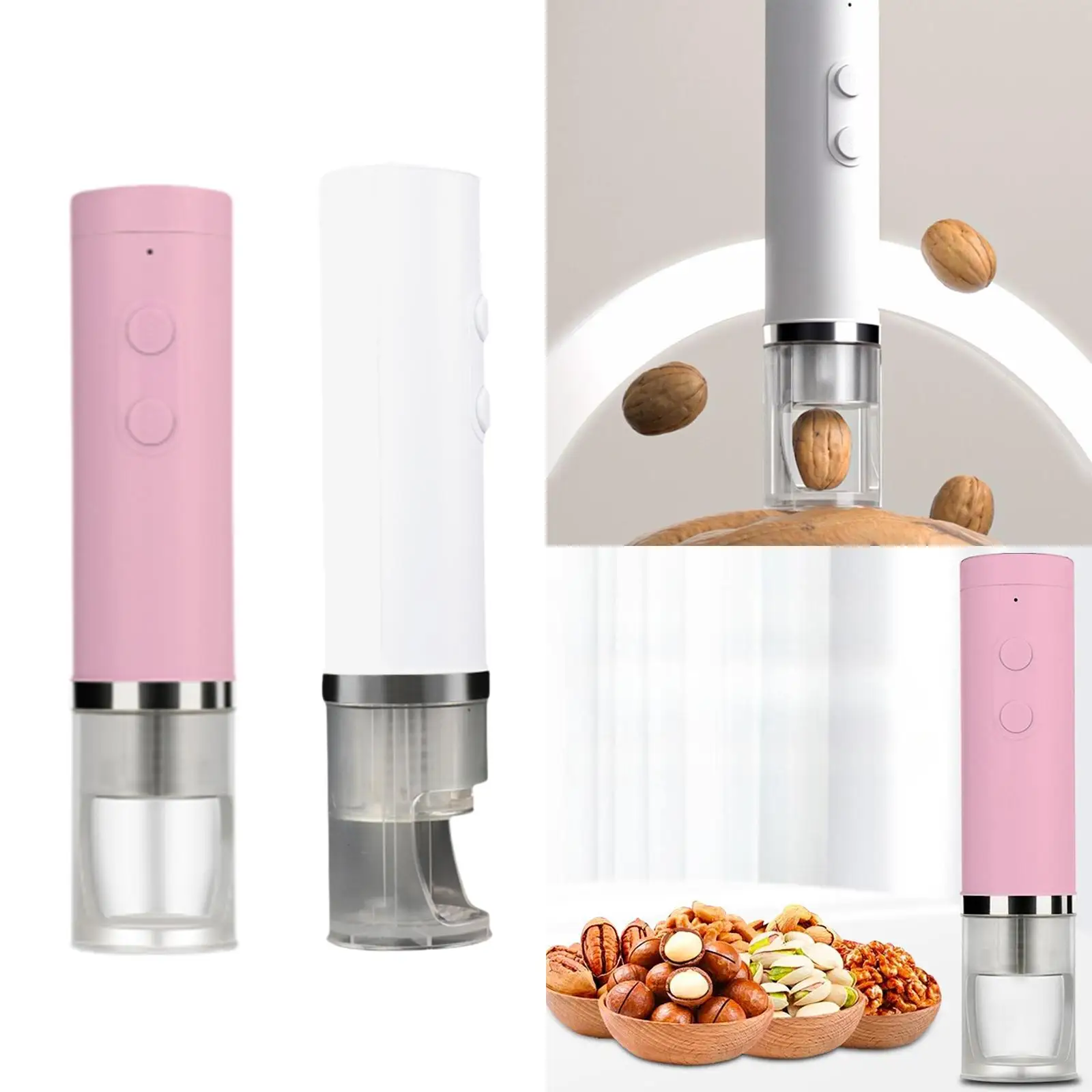 Walnut Cracker, Electric Nut Opener, USB Rechargeable Multifunctional Nut Sheller Nutcracker Pecan Cracker
Walnut Cracker, Electric Nut Opener, USB Rechargeable Multifunctional Nut Sheller Nutcracker Pecan Cracker