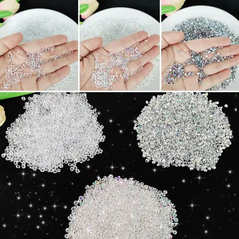 2000 pièces diamant acrylique blanc taille 4.5mm cristaux dispersés Table diamant confettis événements de mariage fête bricolage décor faveur fournitures