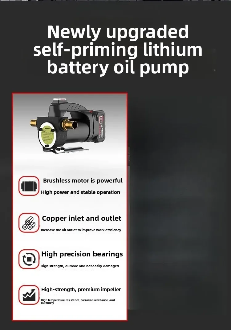 Новый литиевый аккумуляторный электрический насос для перекачки масла, беспроводной водяной насос, малый самовсасывающий насос, портативная перезаряжаемая машина для заправки Artifa
Новый литиевый аккумуляторный электрический насос для перекачки масла, беспроводной водяной насос, малый самовсасывающий насос, портативная перезаряжаемая машина для заправки Artifa