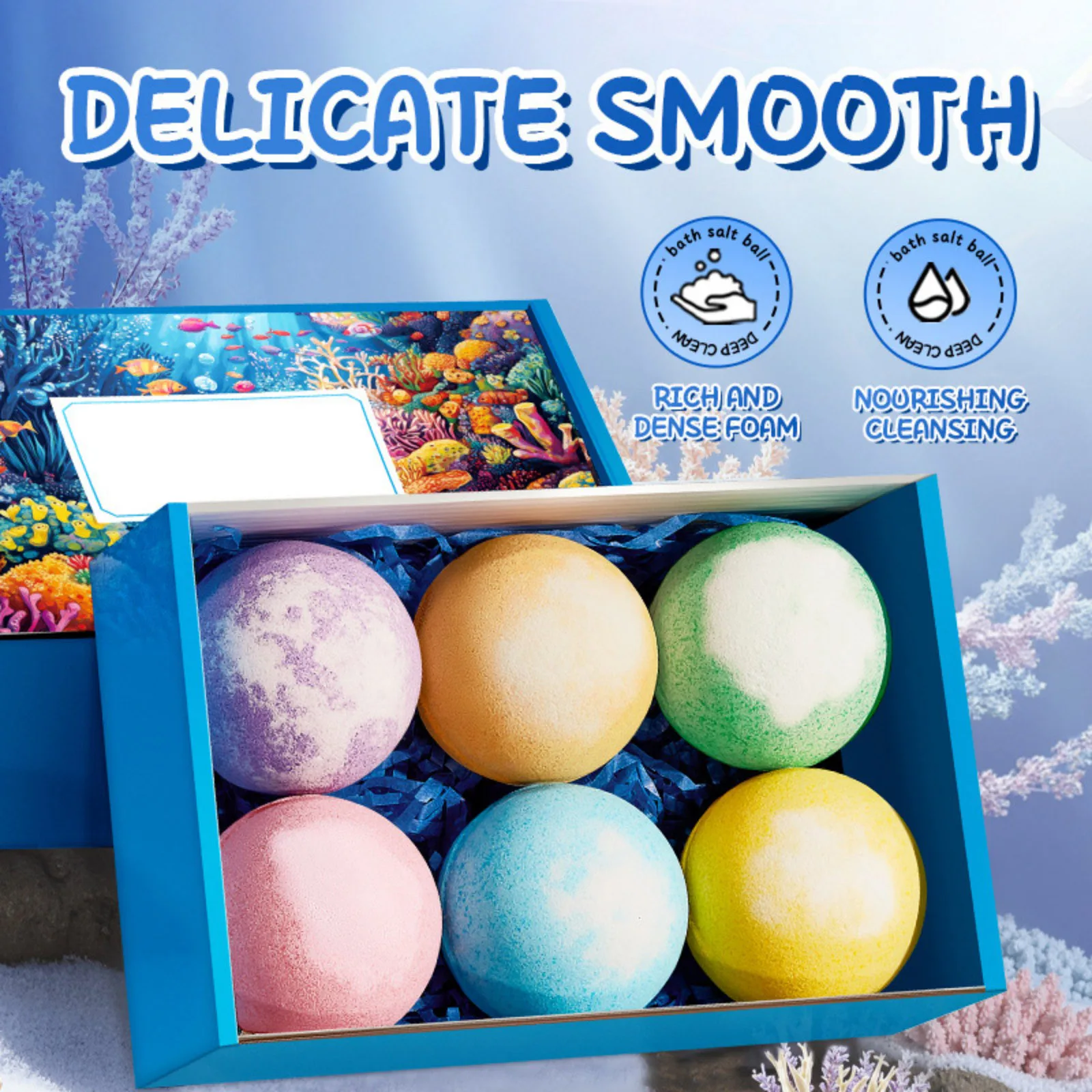6Pcs Bath Bombs Set Premium Bombs Colorful Fizzy Birthday Gift Body Cleansing Bath Balls Sea Salt Bath Softening Foot Spa
6Pcs Bath Bombs Set Premium Bombs Colorful Fizzy Birthday Gift Body Cleansing Bath Balls Sea Salt Bath Softening Foot Spa