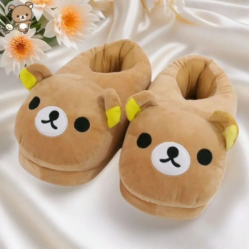 Rilakkuma Slippers Y2K Ladies Slippers Home Kawaii Cartoon Anime Plush Indoor Home Flat Anti Slip Couple Slippers Warm Cute
Rilakkuma Slippers Y2K Ladies Slippers Home Kawaii Cartoon Anime Plush Indoor Home Flat Anti Slip Couple Slippers Warm Cute