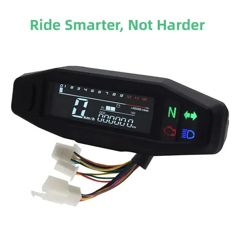 Velocímetro Universal para motocicleta, medidor de velocidad Digital, tacómetro LED, tablero de instrumentos, medidor, accesorios para motocicleta