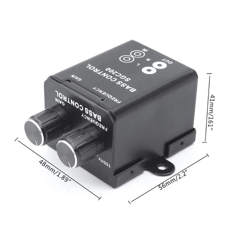 37JE Car Regulator Amplifier Bass Subwoofer Stereo Controller 4 RCA
37JE Car Regulator Amplifier Bass Subwoofer Stereo Controller 4 RCA