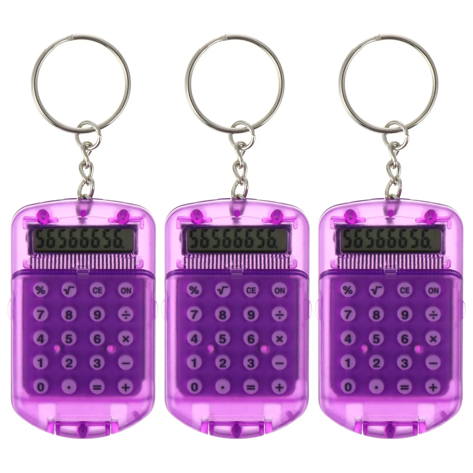 Mini Calculator 3Pcs Electronic Keychain Pocket Abs Calculators Student Portable DigitalLCD Arithmetic Reposition
Mini Calculator 3Pcs Electronic Keychain Pocket Abs Calculators Student Portable DigitalLCD Arithmetic Reposition