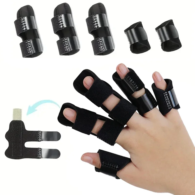 5pcs Finger Gloves Set Sports Protective Gear Finger Fixation For Men&Women For Broken Fingers/Straightening Finger/Knuckle
5pcs Finger Gloves Set Sports Protective Gear Finger Fixation For Men&Women For Broken Fingers/Straightening Finger/Knuckle
