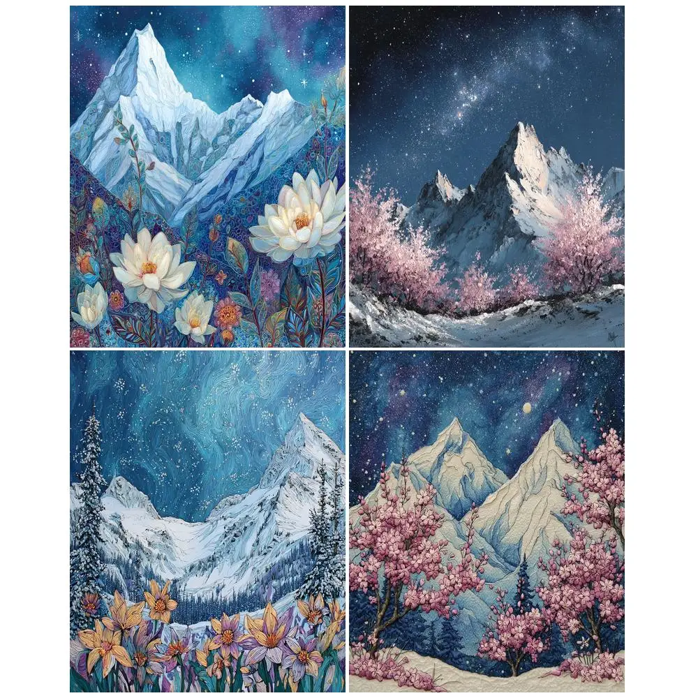 GATYZTORY Painting By Number Adults New Oil Hand Painting Canvas Picture Oil Snow Mountain landscape Unique Gift Drawing Brushes
GATYZTORY Painting By Number Adults New Oil Hand Painting Canvas Picture Oil Snow Mountain landscape Unique Gift Drawing Brushes