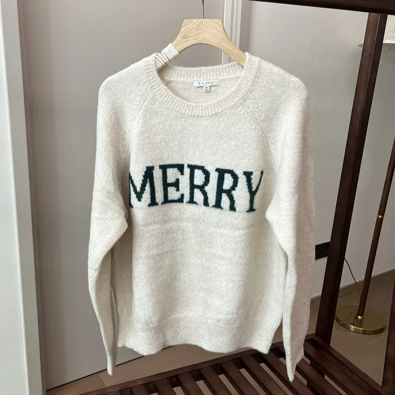 Casual Sle Loose Fit round Ne Knitted Sweater Women's Inner Wear Letter Pattern Long Sve Knitwear for Teen Girls
Casual Sle Loose Fit round Ne Knitted Sweater Women's Inner Wear Letter Pattern Long Sve Knitwear for Teen Girls