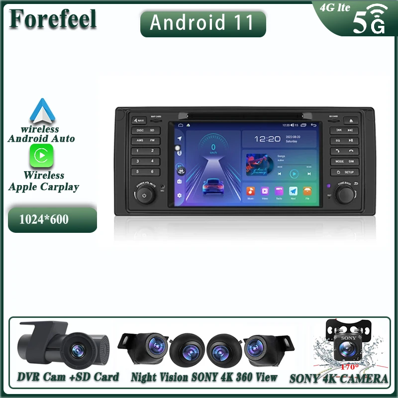 7 Inch Android 13 For BMW 5 Series E39 1996 - 2003 Multimedia Car Vehicle Autoradio Player NO DVD Video Head Navigation Radio
7 Inch Android 13 For BMW 5 Series E39 1996 - 2003 Multimedia Car Vehicle Autoradio Player NO DVD Video Head Navigation Radio