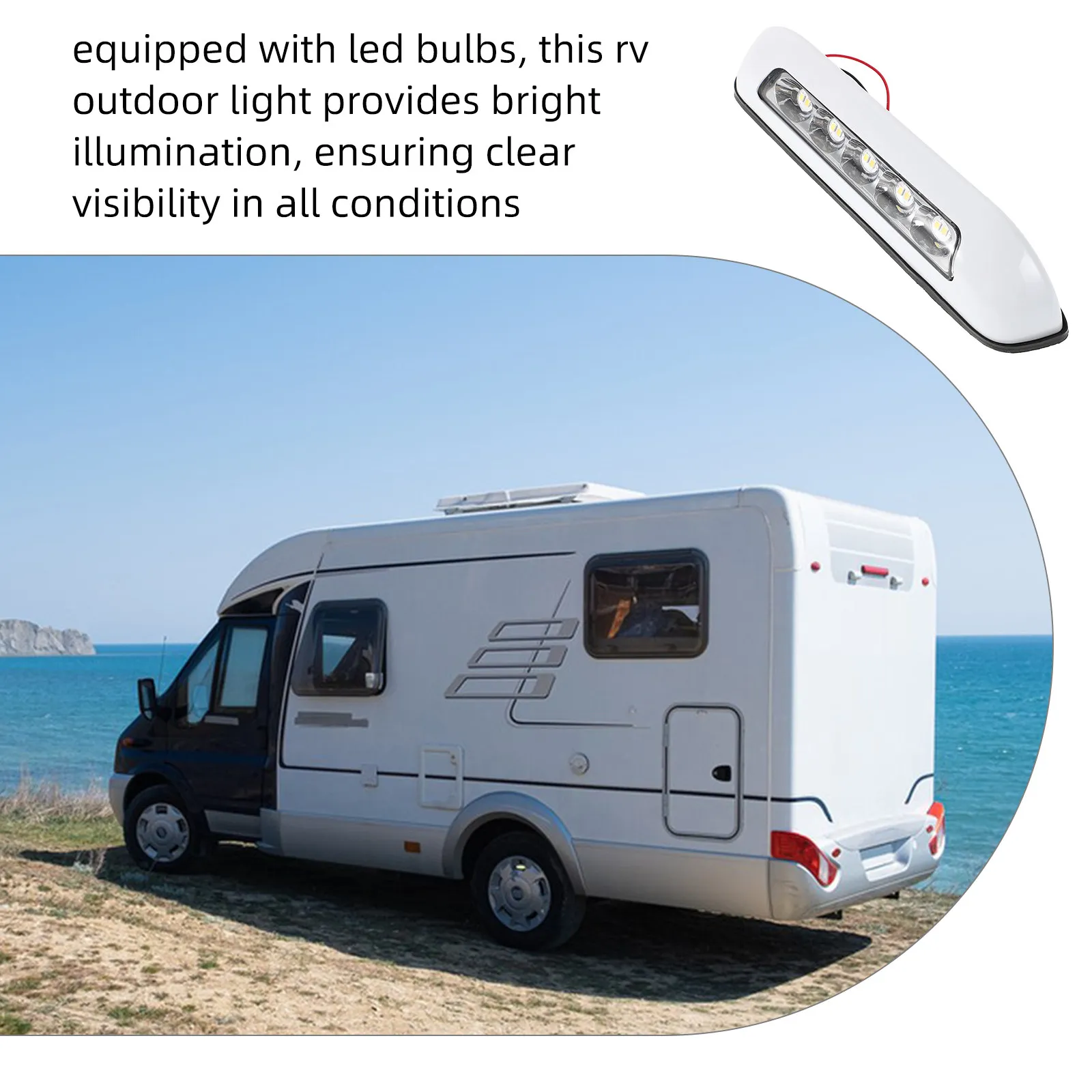 RV Outdoor Lights Camper Exterior LED Bright Illumination Waterproof Low Voltage Deck Utility Porch Camping Trailer Awning
RV Outdoor Lights Camper Exterior LED Bright Illumination Waterproof Low Voltage Deck Utility Porch Camping Trailer Awning