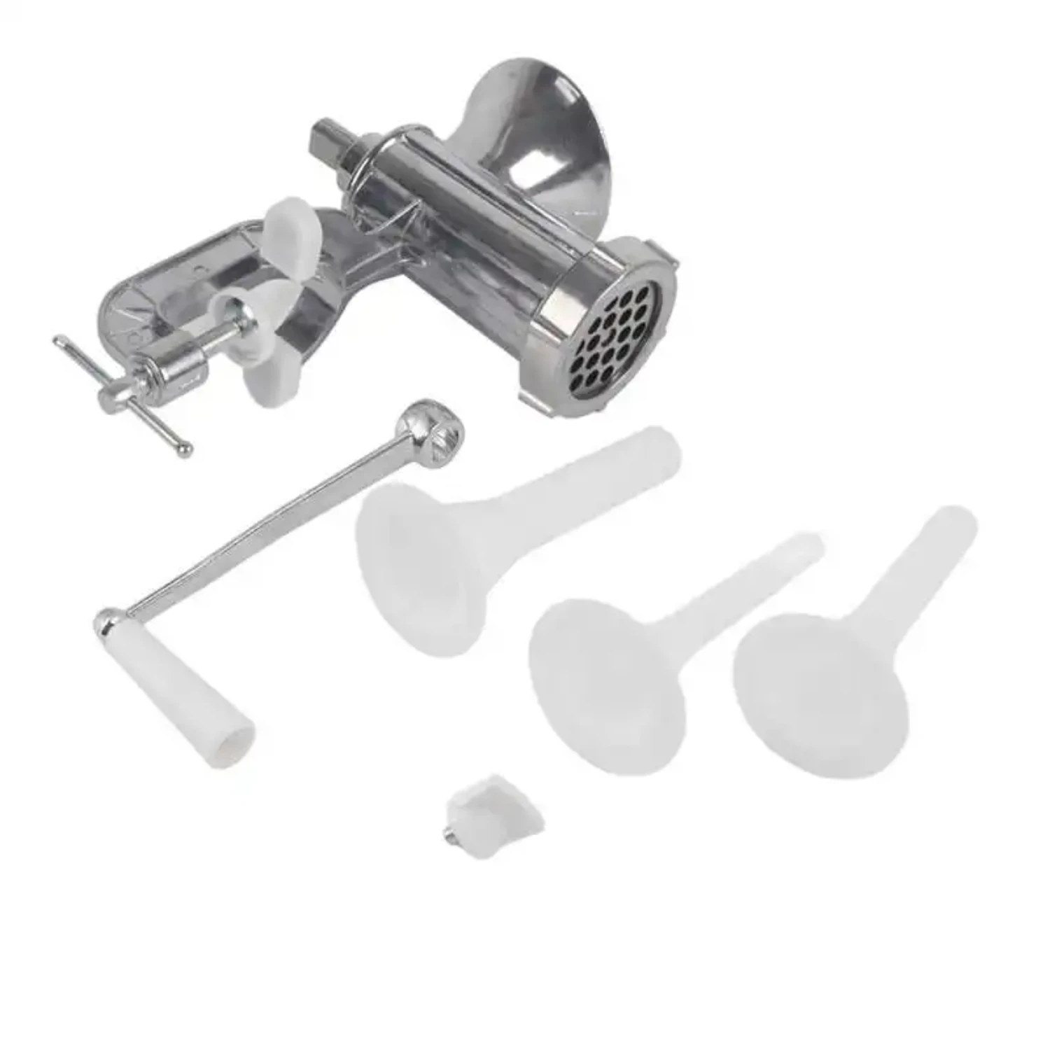 New Efficient, Durable High-Quality Hand Meat Grinder with Sausage Filler for Kitchen Use - Ideal Meat Grinding Tool for Home Co
New Efficient, Durable High-Quality Hand Meat Grinder with Sausage Filler for Kitchen Use - Ideal Meat Grinding Tool for Home Co
