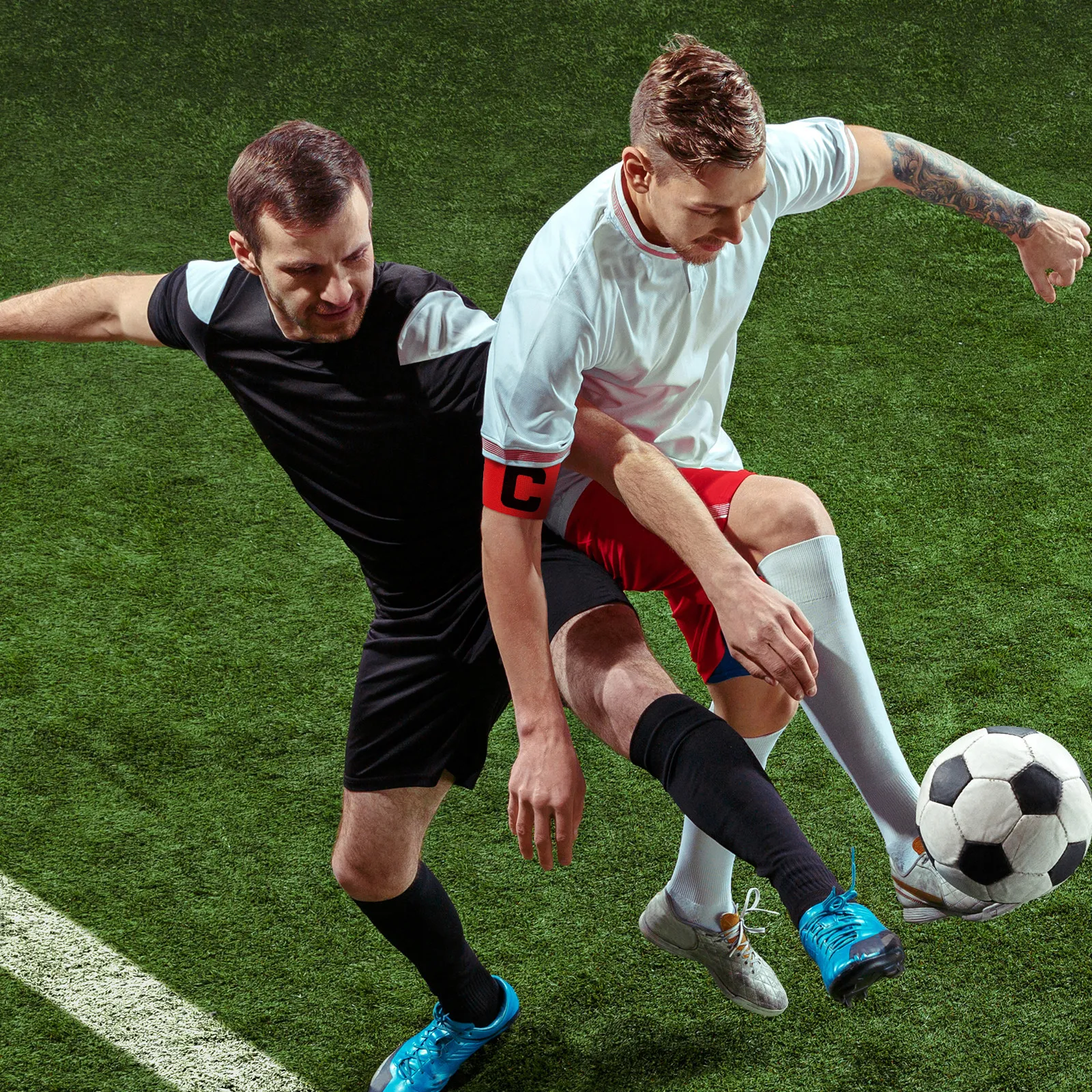 Black Soccer Football Captain Armband Adjustable Elastic Comfortable Bands for Rugby Basketball Team Play Captain Armband
Black Soccer Football Captain Armband Adjustable Elastic Comfortable Bands for Rugby Basketball Team Play Captain Armband