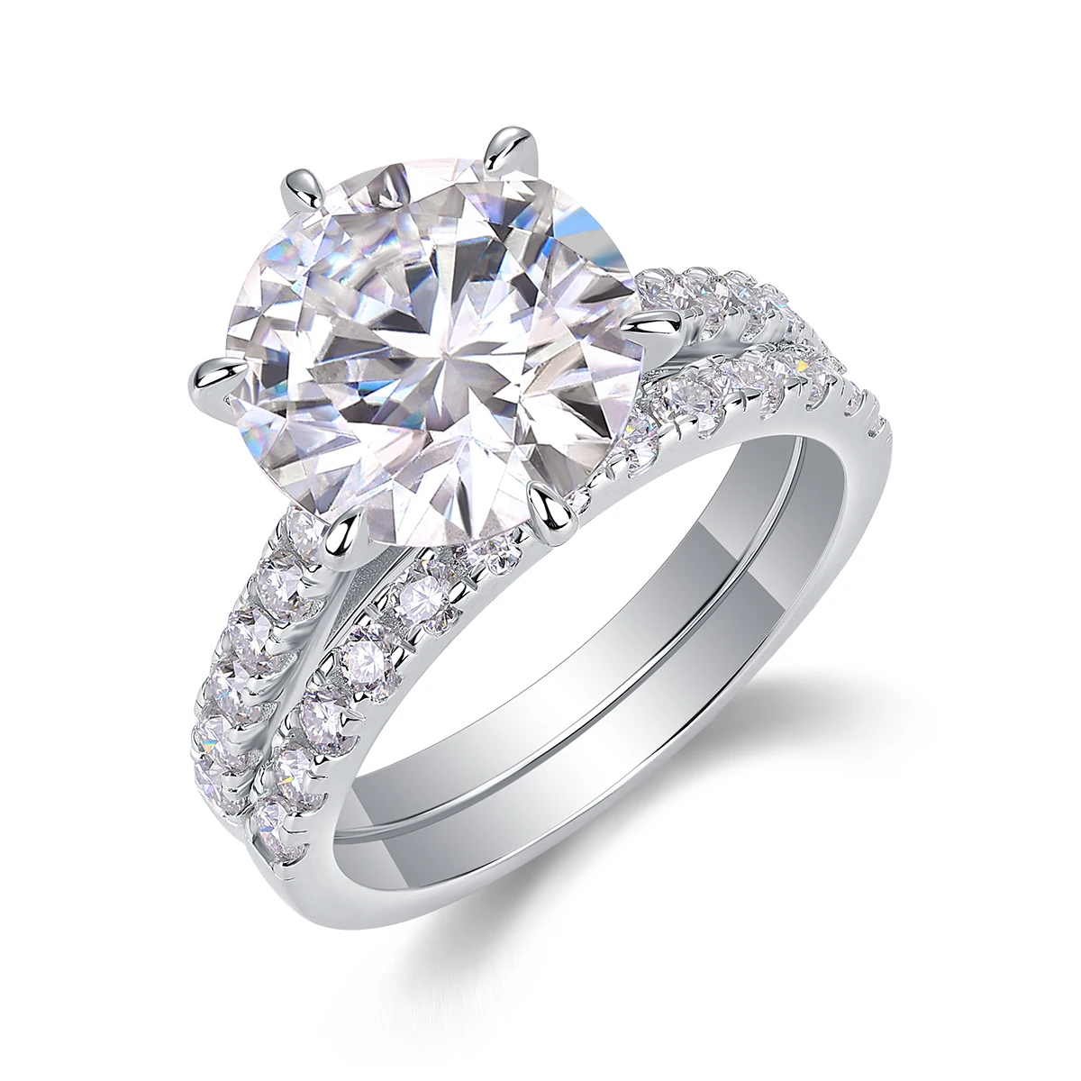 5 carat moissanite ring, 925 sterling silver, suitable for men and women, suitable for parties, Valentine's Day, proposal, engag
5 carat moissanite ring, 925 sterling silver, suitable for men and women, suitable for parties, Valentine's Day, proposal, engag