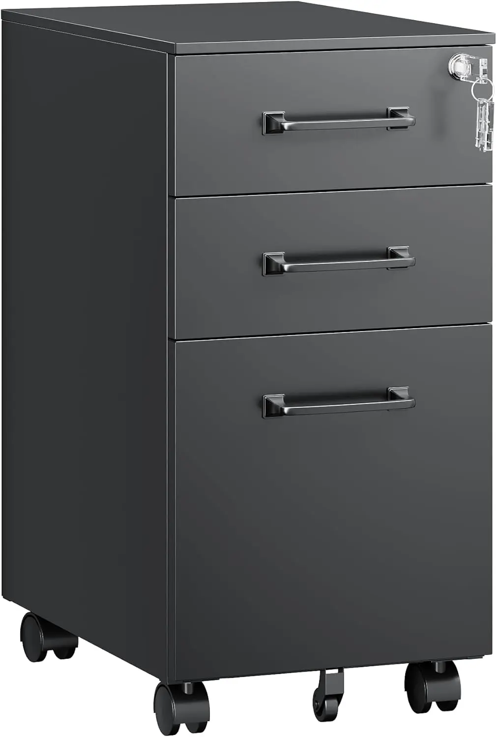 3 Drawer Mobile File Cabinet with Lock Under Desk Metal Filing Cabinets for Home Office Organizer Small Rolling Printer Stand
3 Drawer Mobile File Cabinet with Lock Under Desk Metal Filing Cabinets for Home Office Organizer Small Rolling Printer Stand