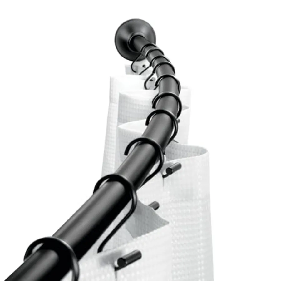 Curved Metal Shower Curtain Rod, Adjustable Customizable Curtain Rod for Bathtub, Stall, Closet, Doorway, 41-72 Inches, Matte B
Curved Metal Shower Curtain Rod, Adjustable Customizable Curtain Rod for Bathtub, Stall, Closet, Doorway, 41-72 Inches, Matte B
