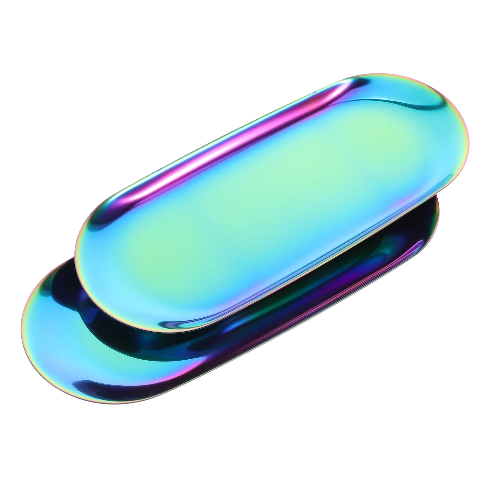 2 Pcs Stainless Steel Decorative Pallet Home Bathroom Vanity Tray Jewelry Circular
2 Pcs Stainless Steel Decorative Pallet Home Bathroom Vanity Tray Jewelry Circular