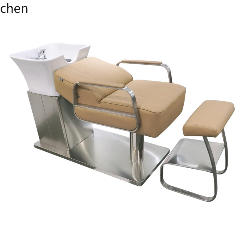 Zml shampoo bed barber shop special stainless steel hair flushing bed semi-reclining hair salon ceramic basin
Zml shampoo bed barber shop special stainless steel hair flushing bed semi-reclining hair salon ceramic basin