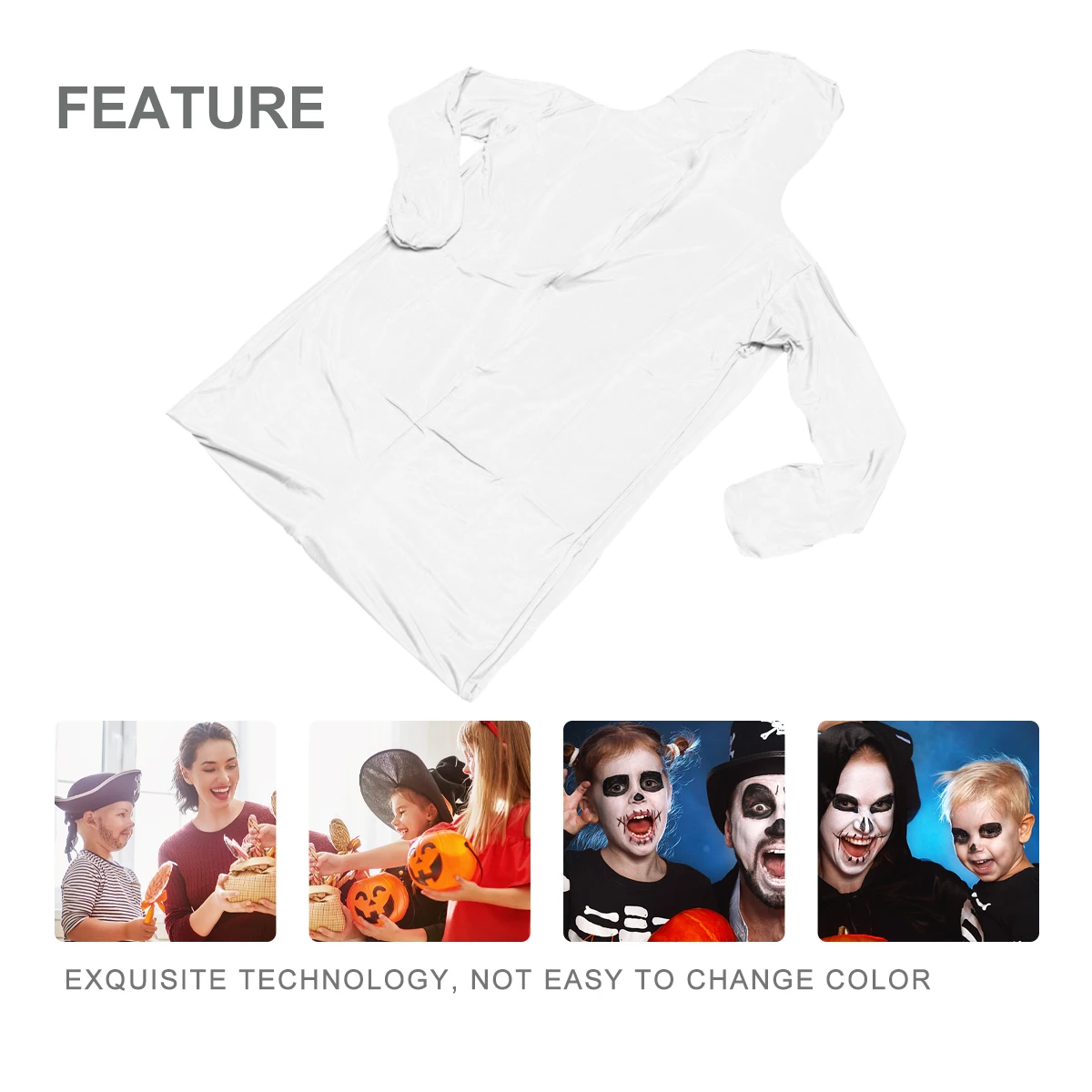 Invisibility Cloak Party Costume Adults Bodysuits Halloweens Men Women Various Colors Zipper Design Silk Material
Invisibility Cloak Party Costume Adults Bodysuits Halloweens Men Women Various Colors Zipper Design Silk Material