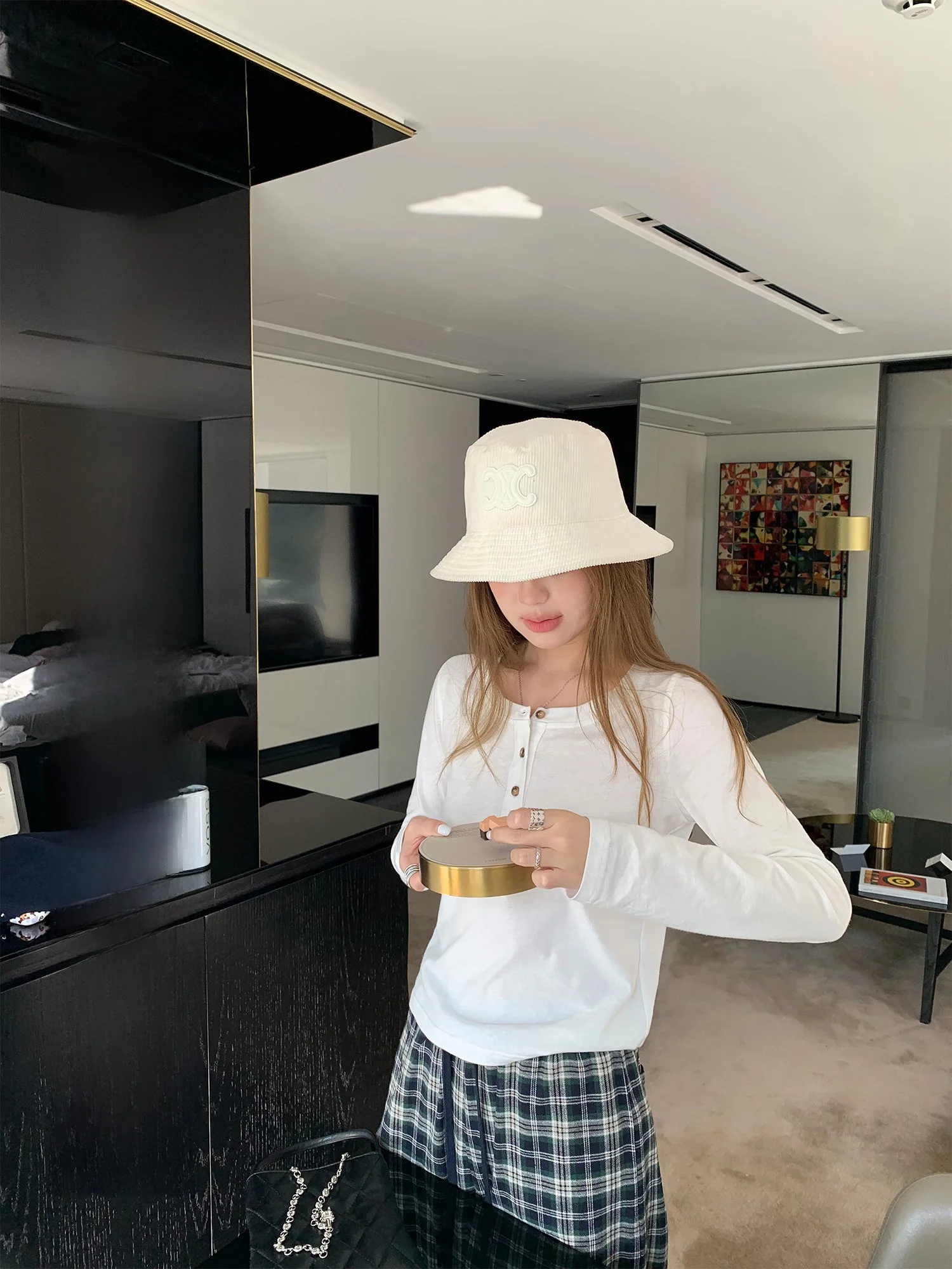 Женская футболка Yuzuqi Amber Henry с длинным рукавом, белая, с открытым воротником, премиум-класса, повседневная, свободного кроя, весенний топ
Женская футболка Yuzuqi Amber Henry с длинным рукавом, белая, с открытым воротником, премиум-класса, повседневная, свободного кроя, весенний топ