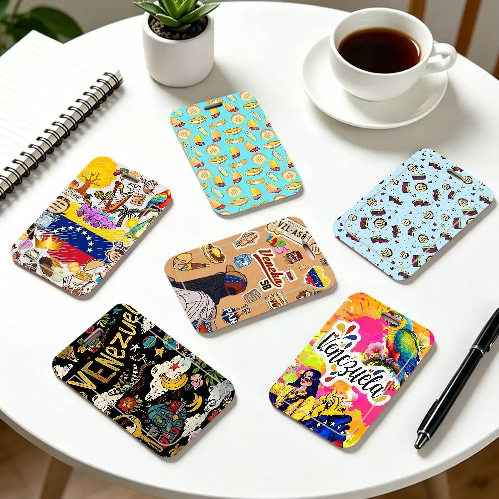Venezuela Aesthetic Art ID Card Holder Cute PVC Badge Holder Cartoon Card Cover Student ID Bus Card Case With Clear Window
Venezuela Aesthetic Art ID Card Holder Cute PVC Badge Holder Cartoon Card Cover Student ID Bus Card Case With Clear Window