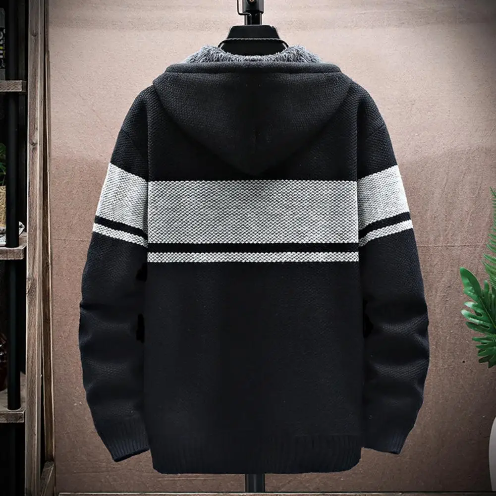 Cardigan Sweater All Match Outerwear Zipper Thickened Knitting Hooded Coat Knitted Coat Streetwear
Cardigan Sweater All Match Outerwear Zipper Thickened Knitting Hooded Coat Knitted Coat Streetwear