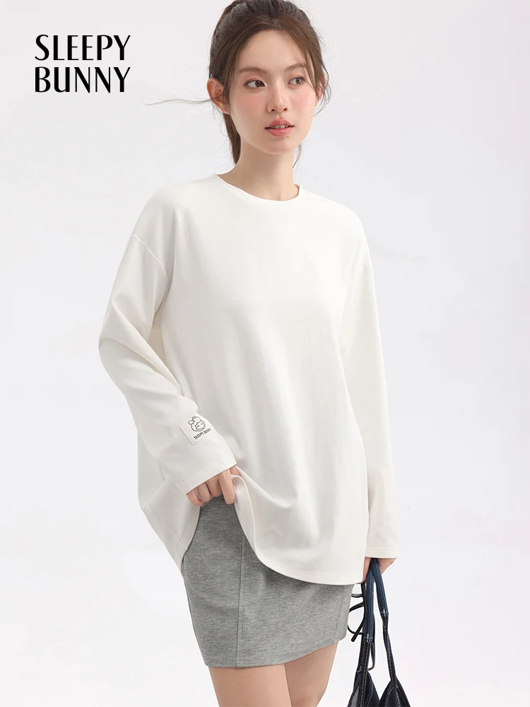 Women Casual Loose Fit Long Sleeve T-Shirt Oversized Drop Shoulder Pullover Spring Layering Basic Tee Soft Chic Round Neck Top
Women Casual Loose Fit Long Sleeve T-Shirt Oversized Drop Shoulder Pullover Spring Layering Basic Tee Soft Chic Round Neck Top
