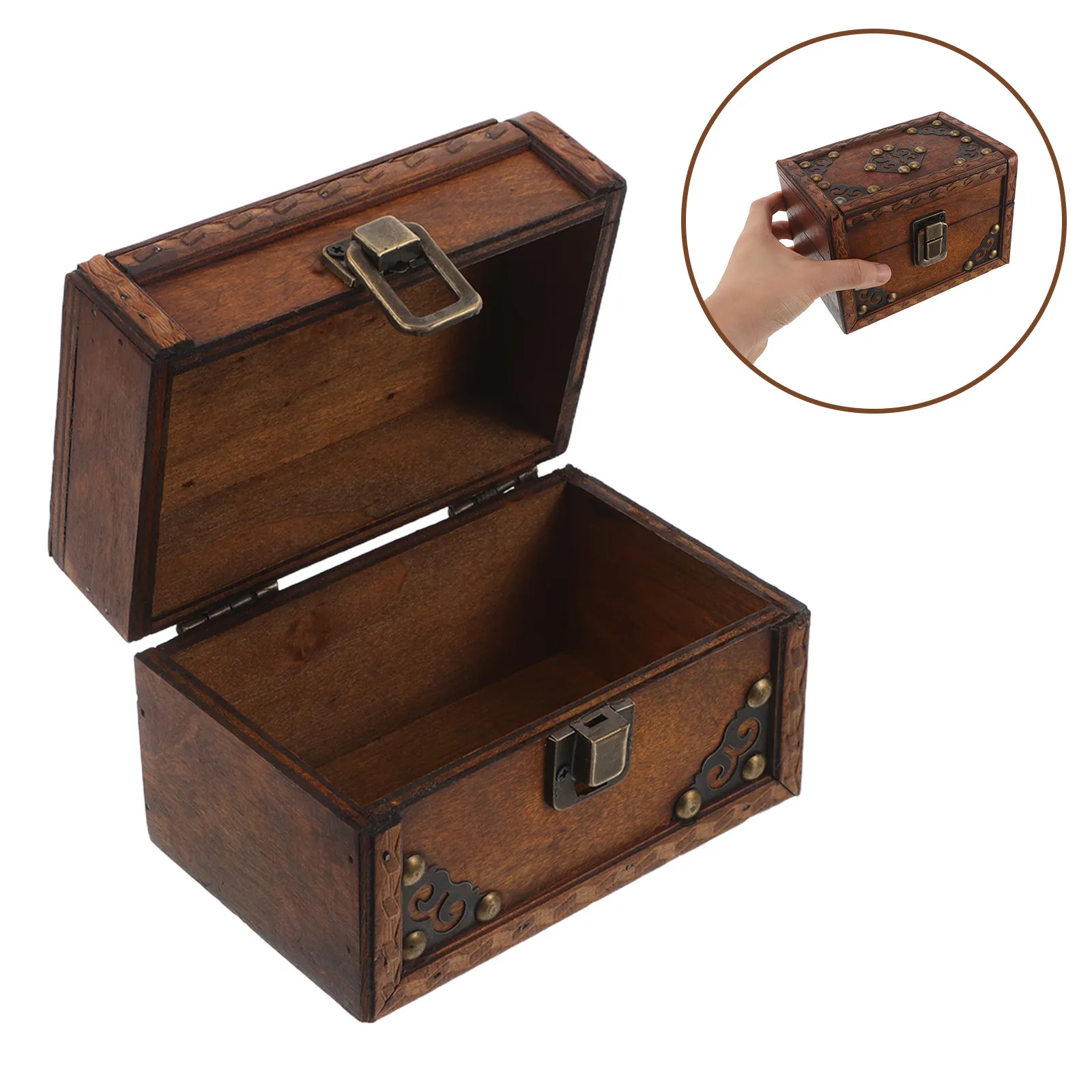 Wooden Jewelry Box Vintage Retro Storage Organizer for Necklace Ring Earring Trinket Chest Decorative Display Box
Wooden Jewelry Box Vintage Retro Storage Organizer for Necklace Ring Earring Trinket Chest Decorative Display Box