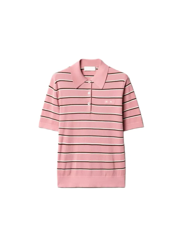 Spring 2026 Women's Knitted Short Sleeve Shirt Letter Patchwork Color Block Striped Top Casual Cotton Creative Design
Spring 2026 Women's Knitted Short Sleeve Shirt Letter Patchwork Color Block Striped Top Casual Cotton Creative Design
