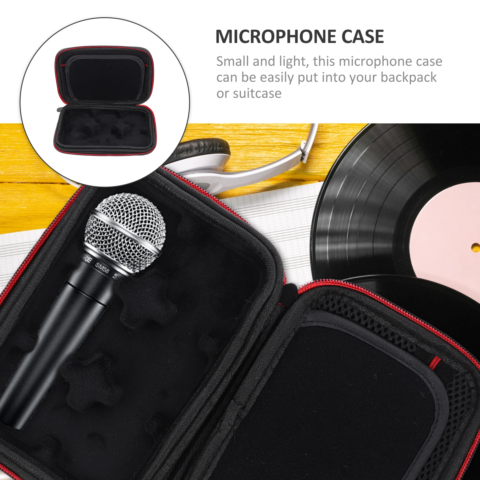 Wireless Microphone Storage Bag for Case Microphones Handheld Clip-on Carrying Lapel Canvas Pouch Travel
Wireless Microphone Storage Bag for Case Microphones Handheld Clip-on Carrying Lapel Canvas Pouch Travel