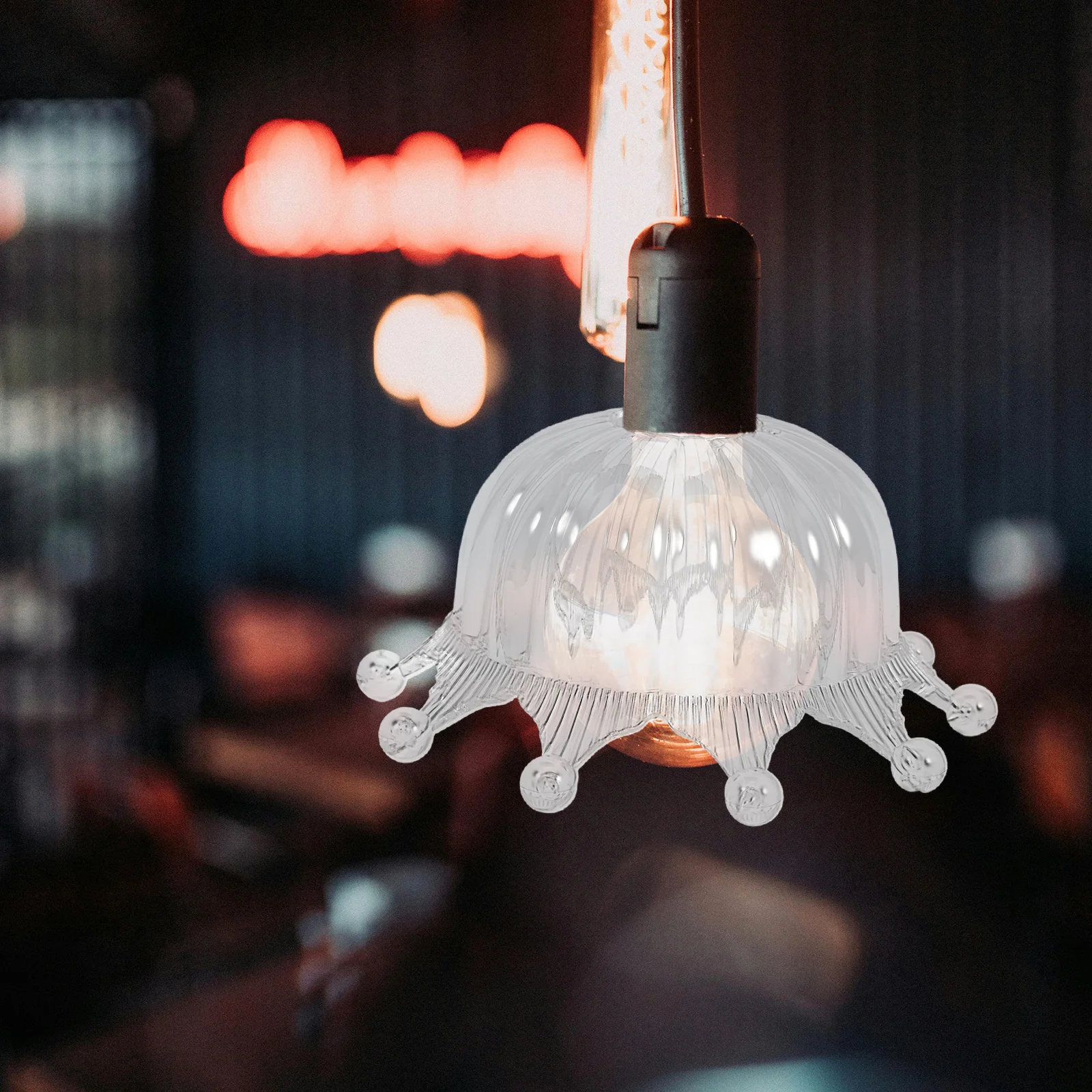 Transparent Luxury Crown Decorative Lampshade Plastic Replacement for Bedside Lamp E27 Socket Modern Pendant Light Cover
Transparent Luxury Crown Decorative Lampshade Plastic Replacement for Bedside Lamp E27 Socket Modern Pendant Light Cover