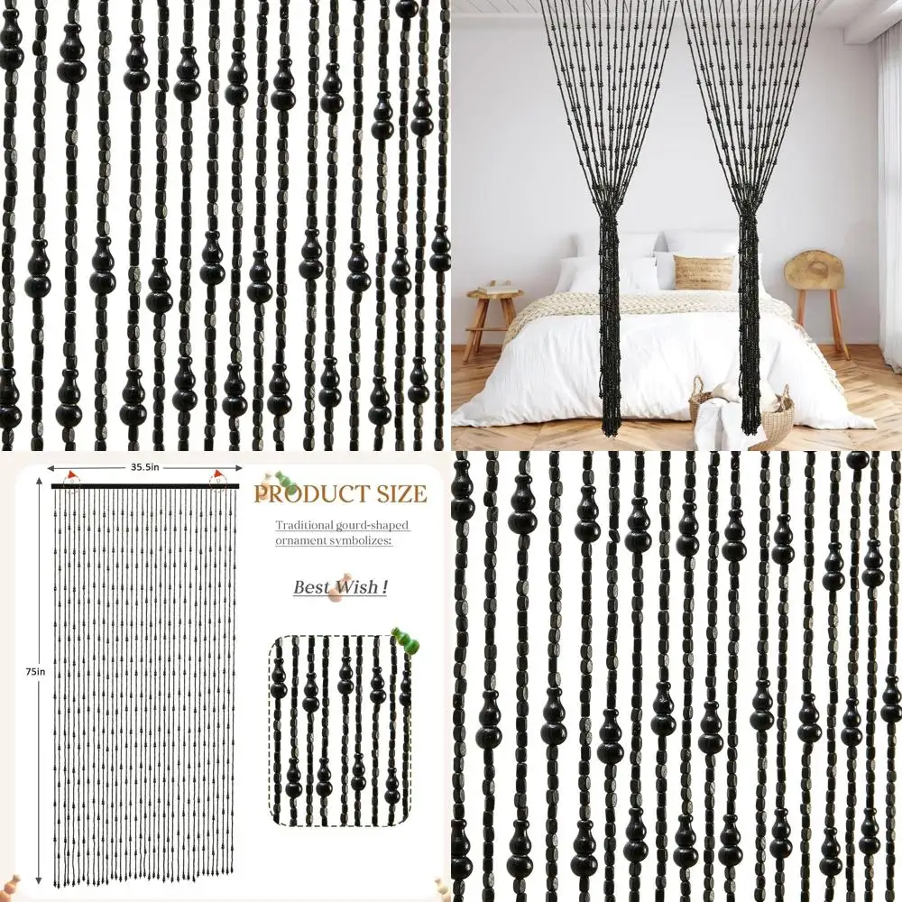 Изготовленная вручную богемская занавеска из бисера, 35,5x75, 38 нитей, черная, для декора спальни и гостиной
Изготовленная вручную богемская занавеска из бисера, 35,5x75, 38 нитей, черная, для декора спальни и гостиной