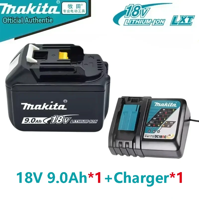 Original Makita Battery 18V 9000mAh BL1890 BL1830B BL1850B Screwdriver Battery & Charger 18V Replacement Power Tool Batteries
Original Makita Battery 18V 9000mAh BL1890 BL1830B BL1850B Screwdriver Battery & Charger 18V Replacement Power Tool Batteries