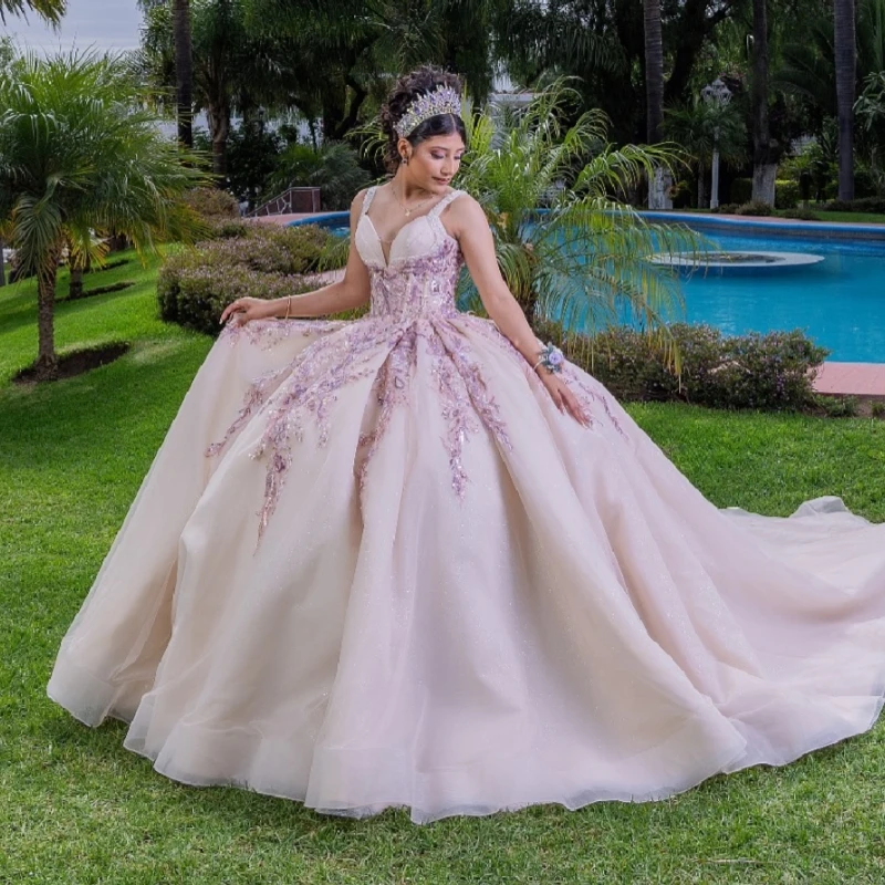 Light Pink Shiny Quinceanera Dresses Off The Shoulder Beads Sequin Applique Tull Party Birthday Ball Gown Vestidos De 15 Anos
Light Pink Shiny Quinceanera Dresses Off The Shoulder Beads Sequin Applique Tull Party Birthday Ball Gown Vestidos De 15 Anos