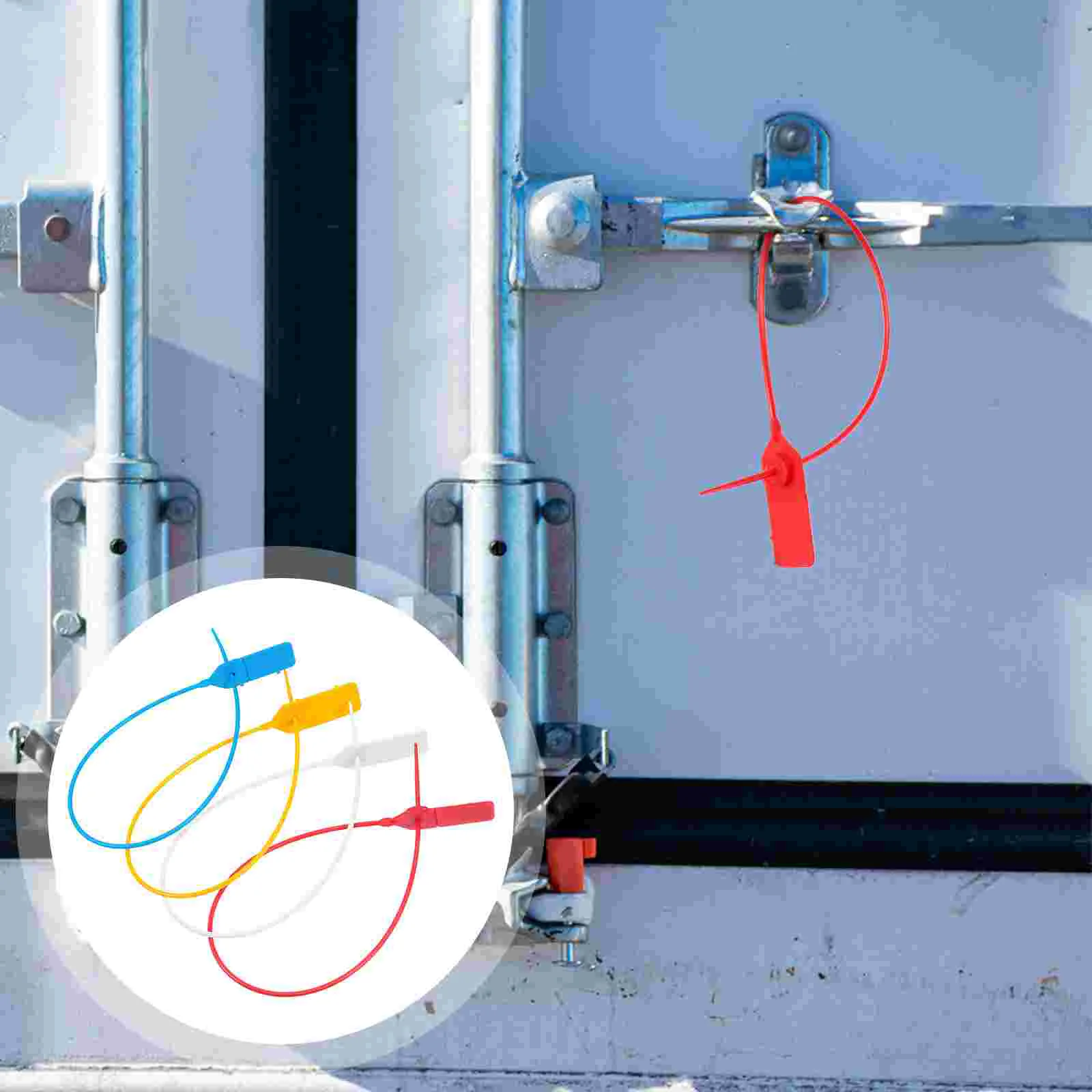 48 Pcs Plastic Security Seals Self Locking Tamper Proof Disposable Safety Tags for Containers Storage
48 Pcs Plastic Security Seals Self Locking Tamper Proof Disposable Safety Tags for Containers Storage