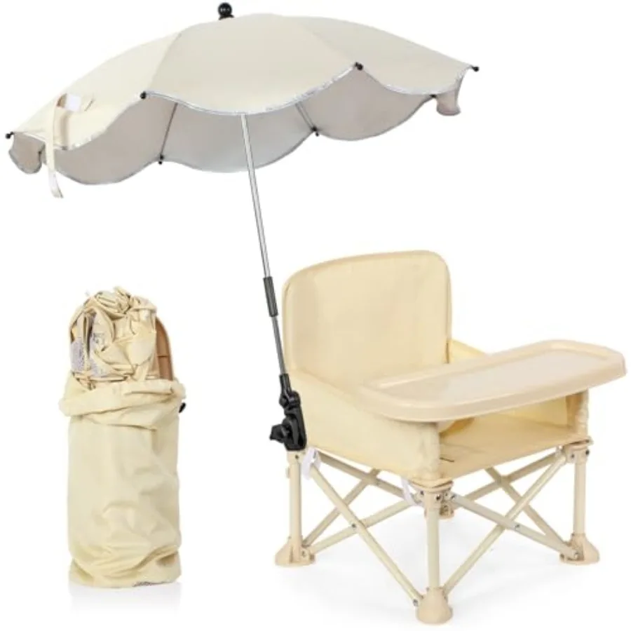 Mifoci Baby Outdoor Beach Chair with Umbrella Travel Folding Seat with Tray Compact Portable Chair with Storage Bag Backrest Po
Mifoci Baby Outdoor Beach Chair with Umbrella Travel Folding Seat with Tray Compact Portable Chair with Storage Bag Backrest Po