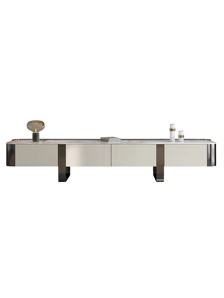 TV cabinet coffee table small apartment living room household light luxury rock panel TV cabinet
TV cabinet coffee table small apartment living room household light luxury rock panel TV cabinet