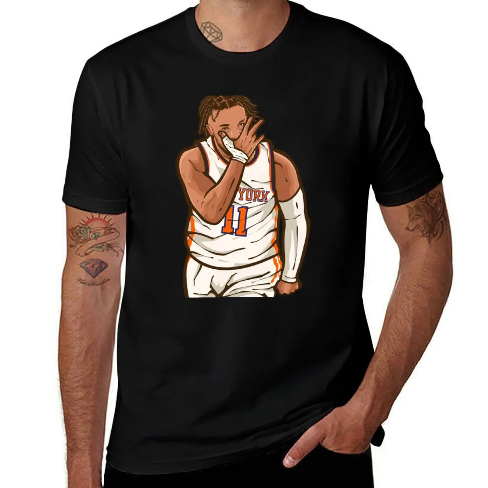 Jalen Brunson Three Point Celebration T-Shirt man t shirt cotton man t shirts high quality luxury brand T-Shirt
Jalen Brunson Three Point Celebration T-Shirt man t shirt cotton man t shirts high quality luxury brand T-Shirt