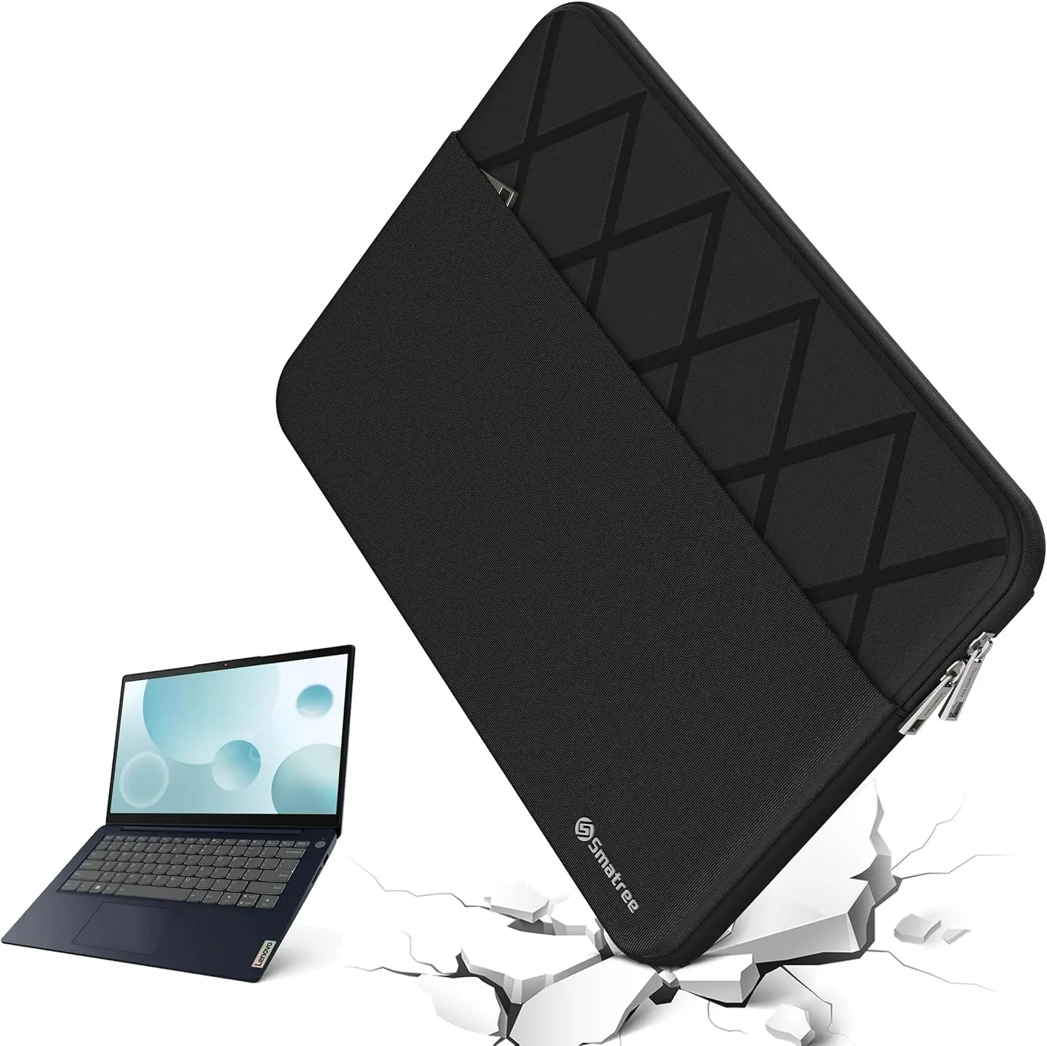 Lenovo Slim Laptop Sleeve 14 Inch Notebook/Tablet - Compatible with Lenovo V14 Gen 2/Slim 9i, Anti-Shock Waterproof Cover
Lenovo Slim Laptop Sleeve 14 Inch Notebook/Tablet - Compatible with Lenovo V14 Gen 2/Slim 9i, Anti-Shock Waterproof Cover