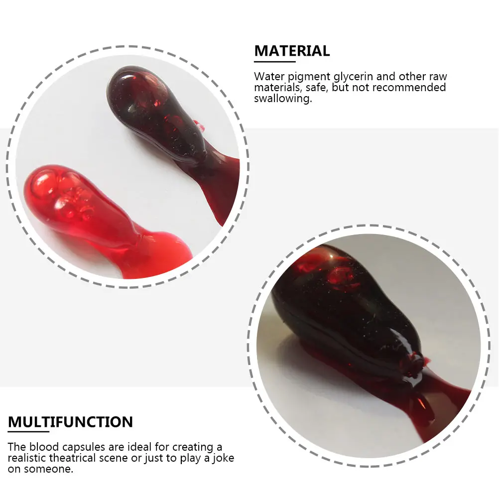 10 Pcs Blood Capsules Tricky Pills Halloween Party Halloween Party Prop Prop Prank Toys Supplies Vomiting Safe
10 Pcs Blood Capsules Tricky Pills Halloween Party Halloween Party Prop Prop Prank Toys Supplies Vomiting Safe