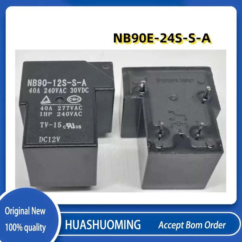 NEW 5PCS/LoT NB90E-12S-S-A NB90E-24S-C-A NB90E-24S-S-A NB90 24S C A 12VDC 24VDC 4PIN 30A
NEW 5PCS/LoT NB90E-12S-S-A NB90E-24S-C-A NB90E-24S-S-A NB90 24S C A 12VDC 24VDC 4PIN 30A